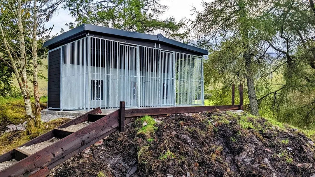 WPC Composite Triple Dog Kennels - Three Bay - Benchmark Kennels