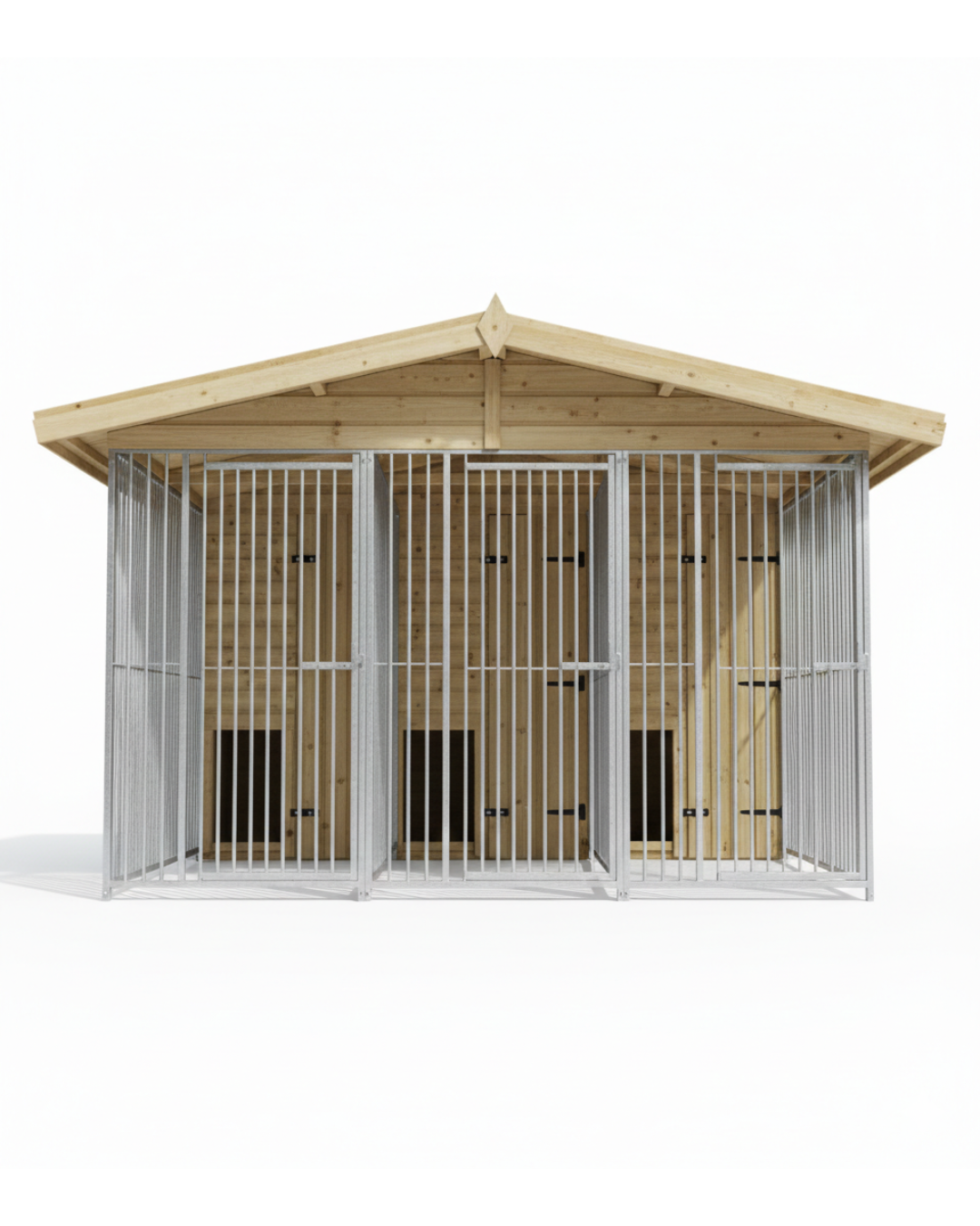 10 X 12 ft Triple Dog Kennel | Installation Included