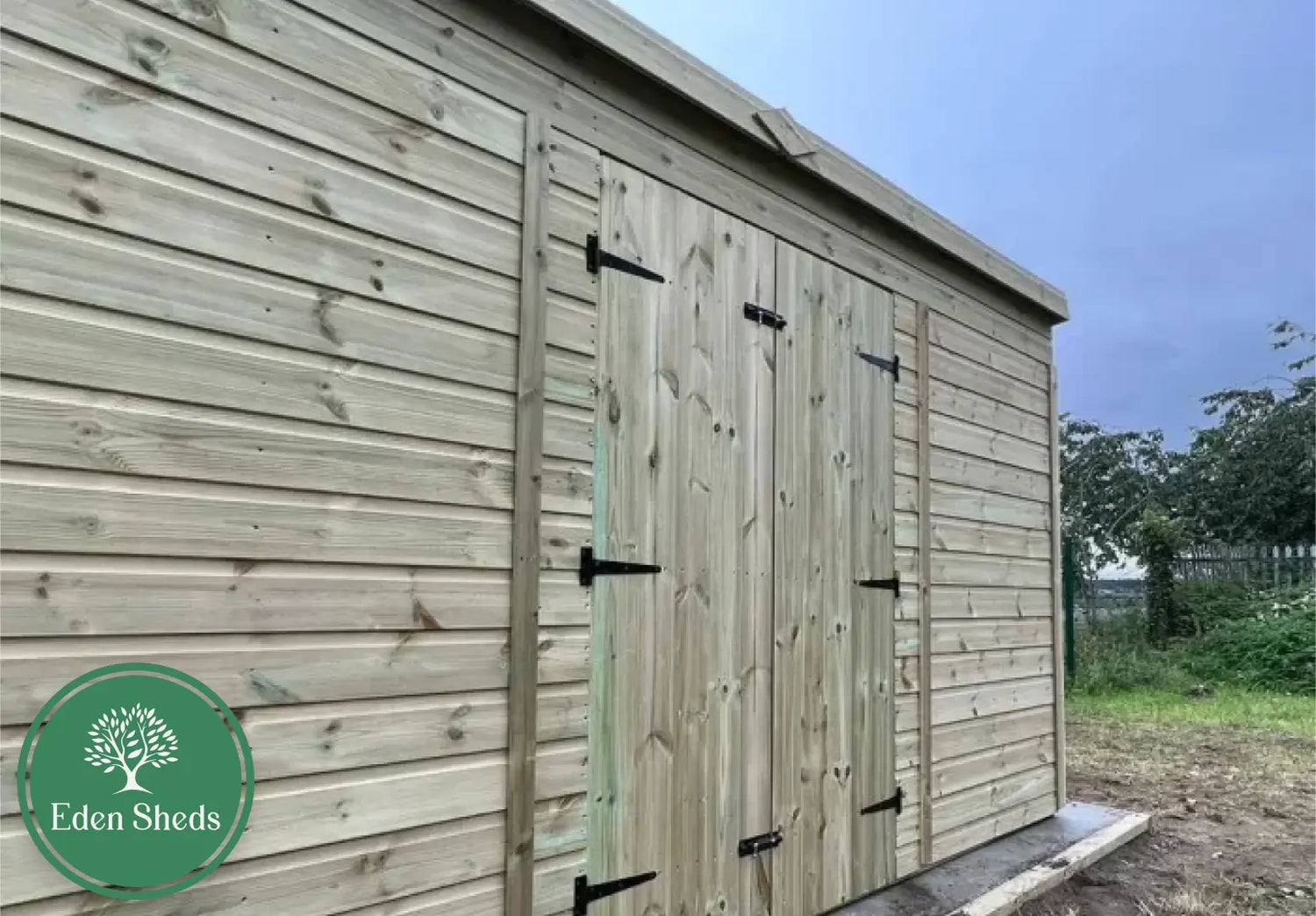 10 x 7 ft Shed with Pent Roof