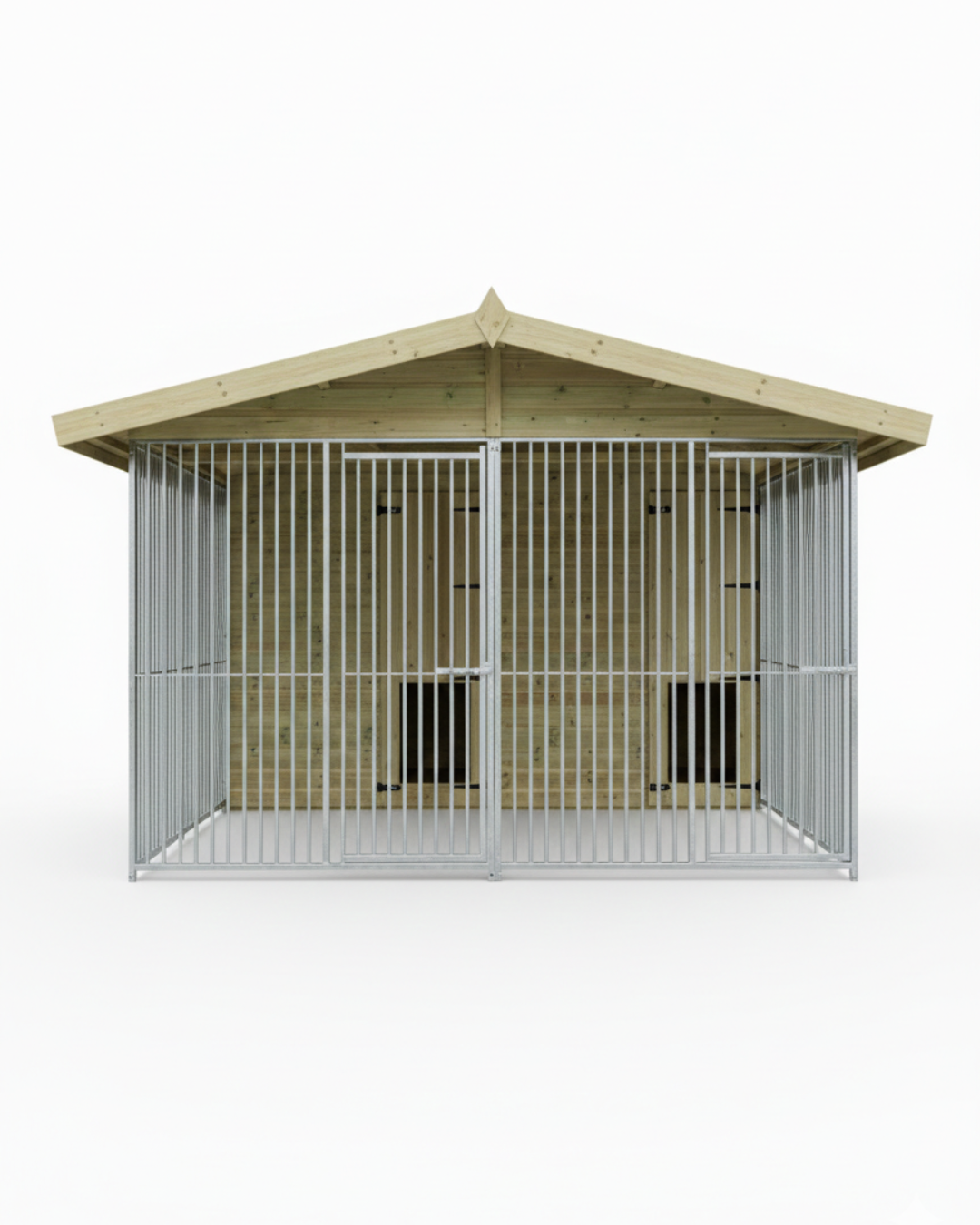10 X 8 ft Double Dog Kennel | Installation Included