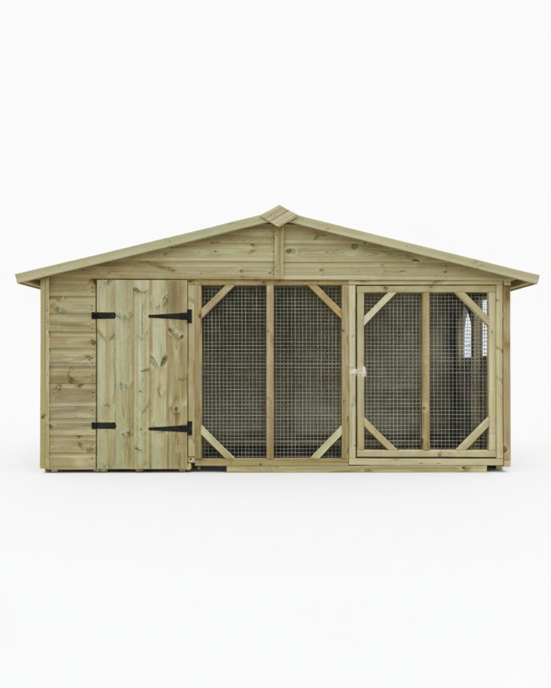 12 X 4 ft Single Dog Kennel  / Animal Housing | Installation Included