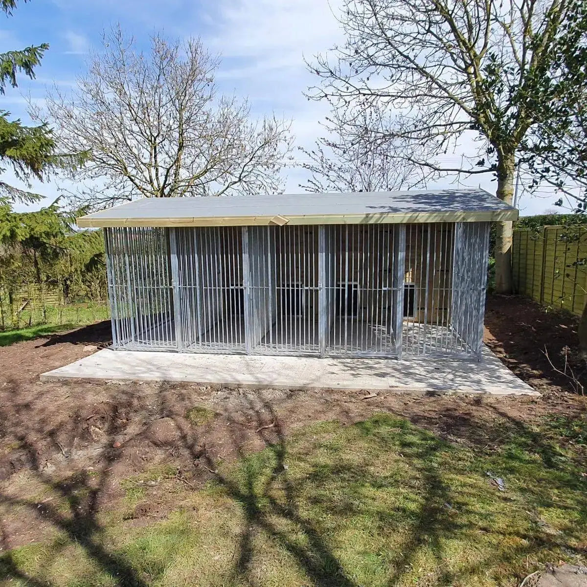 16.5 X 12 ft Five Bay Dog Kennel