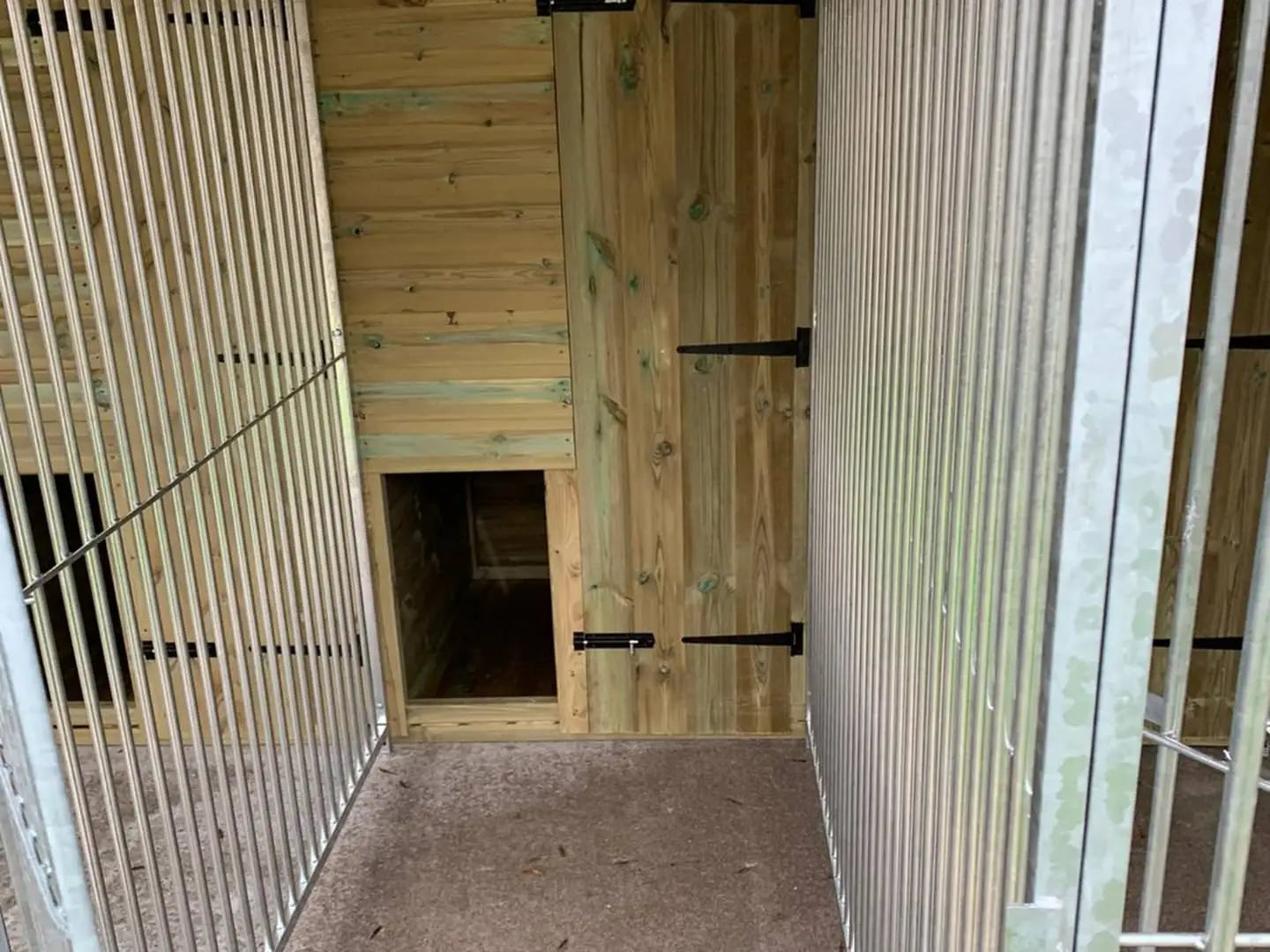 16.5 X 12 ft Five Bay Dog Kennel