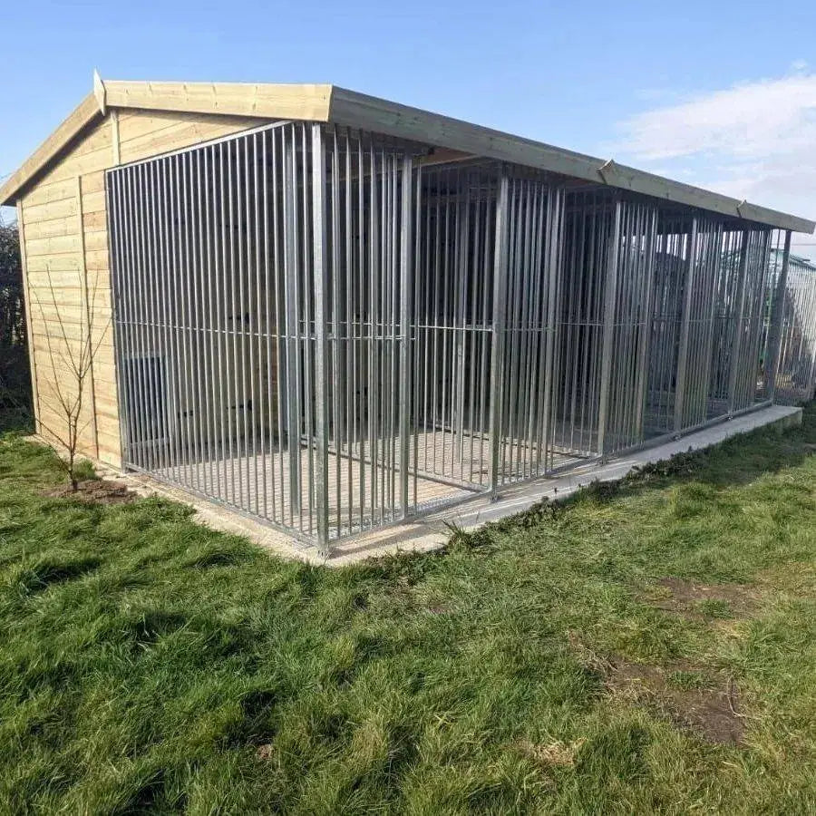 20 X 10 ft Five Bay Dog Kennel