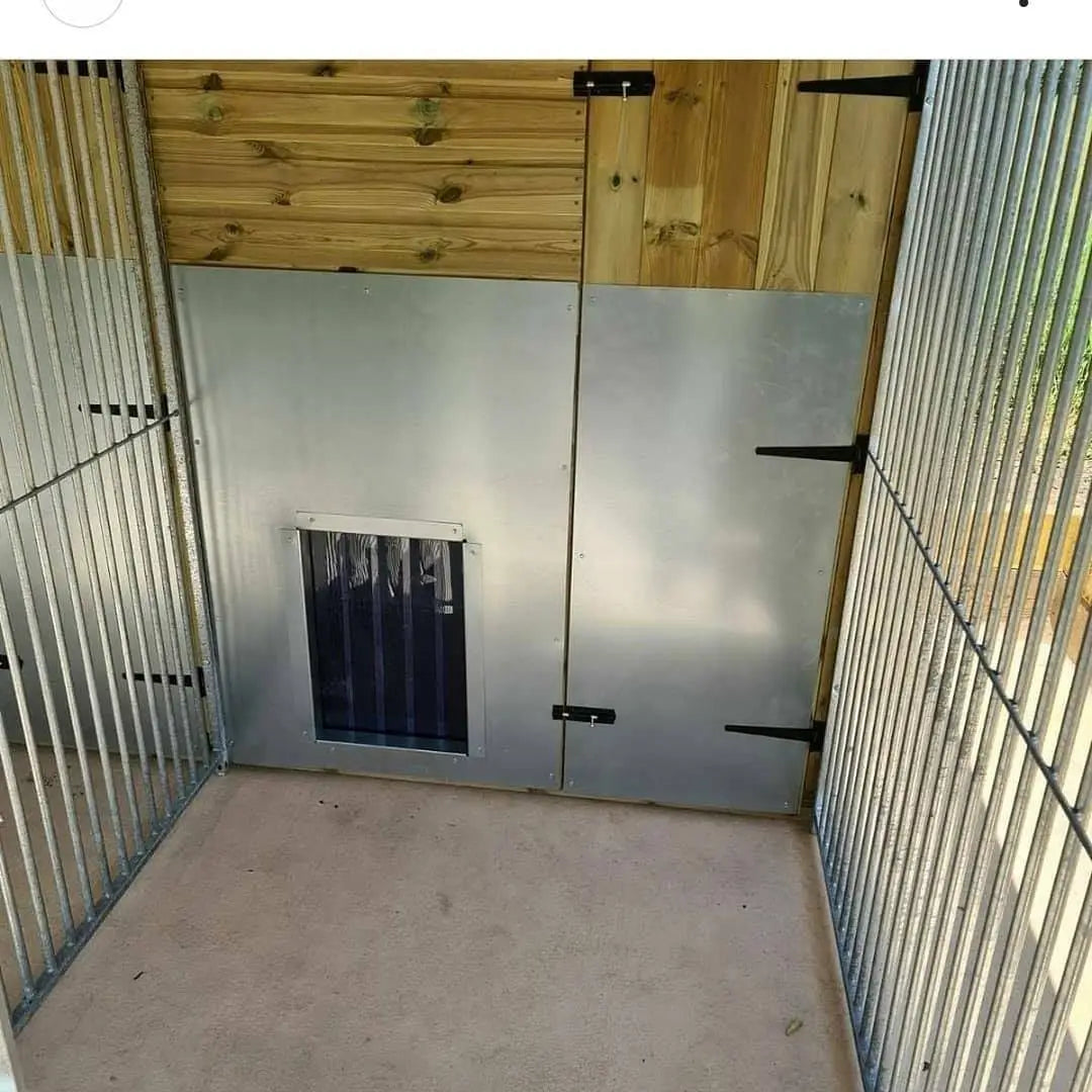 20 X 10 ft Four Bay Dog Kennel