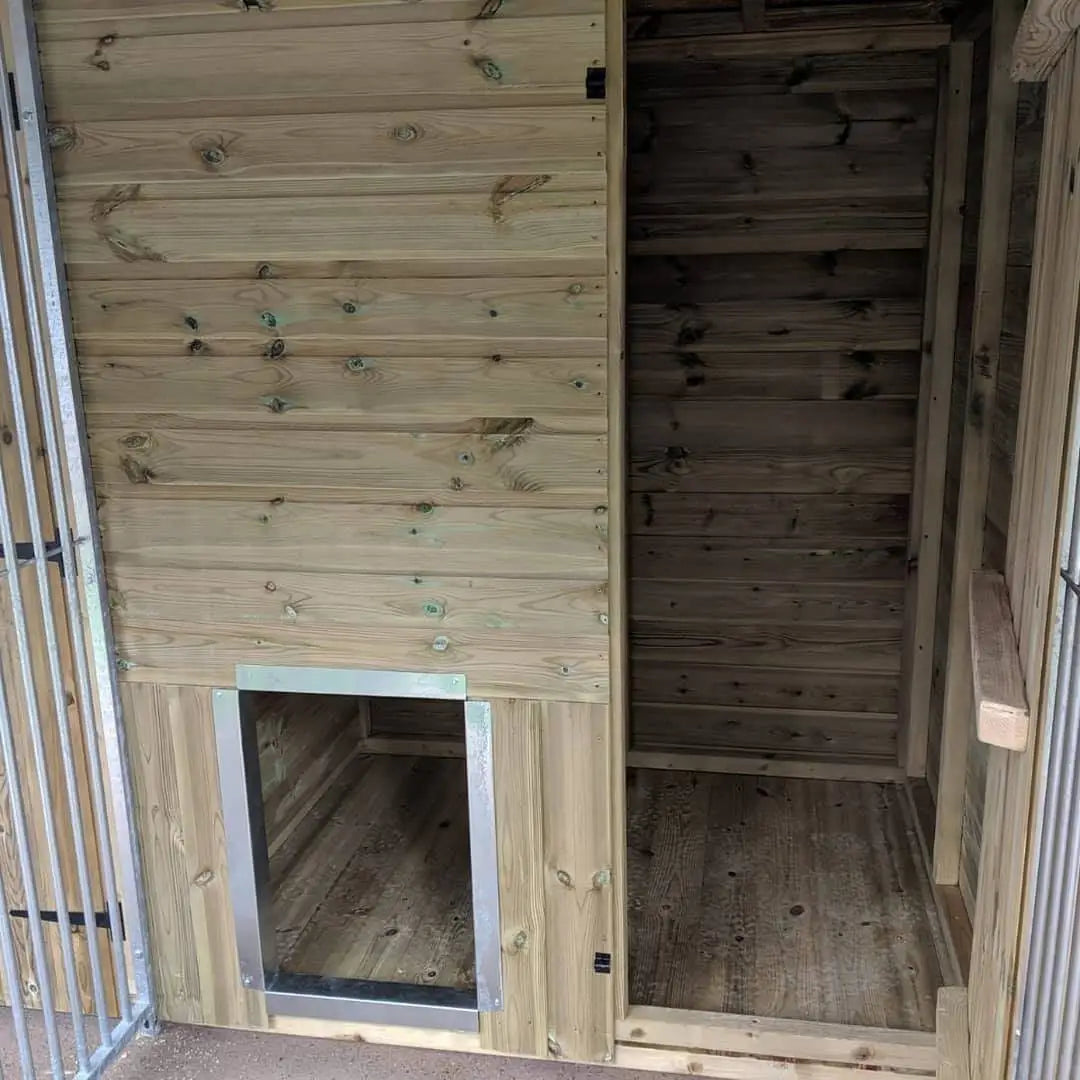 25 X 8 ft Five Bay Dog Kennel