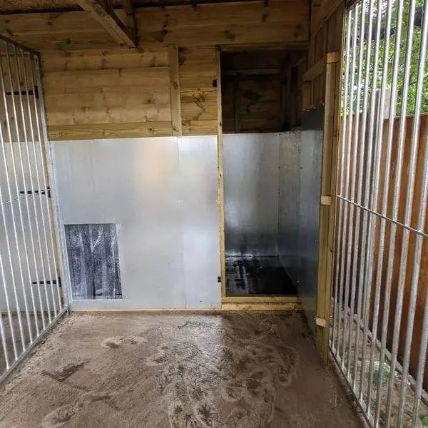 27 X 12 ft Four Bay Dog Kennel