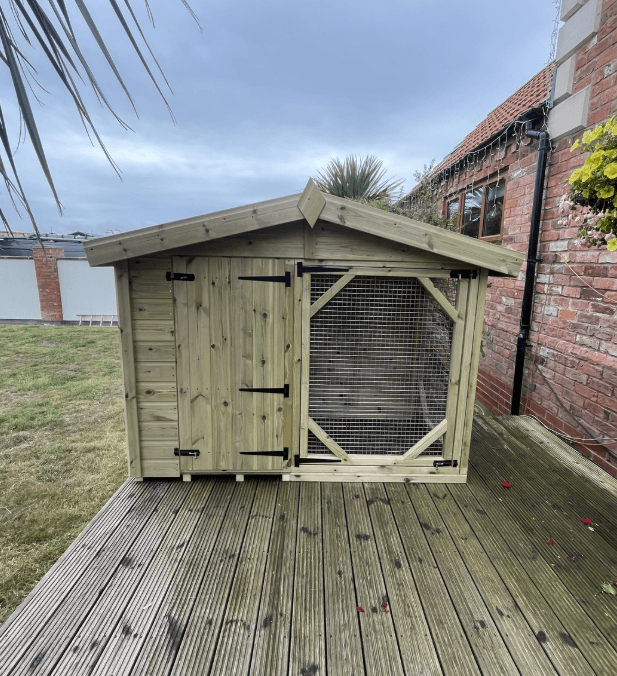 6 X 3 ft Single Dog Kennel  / Animal Housing | Installation Included