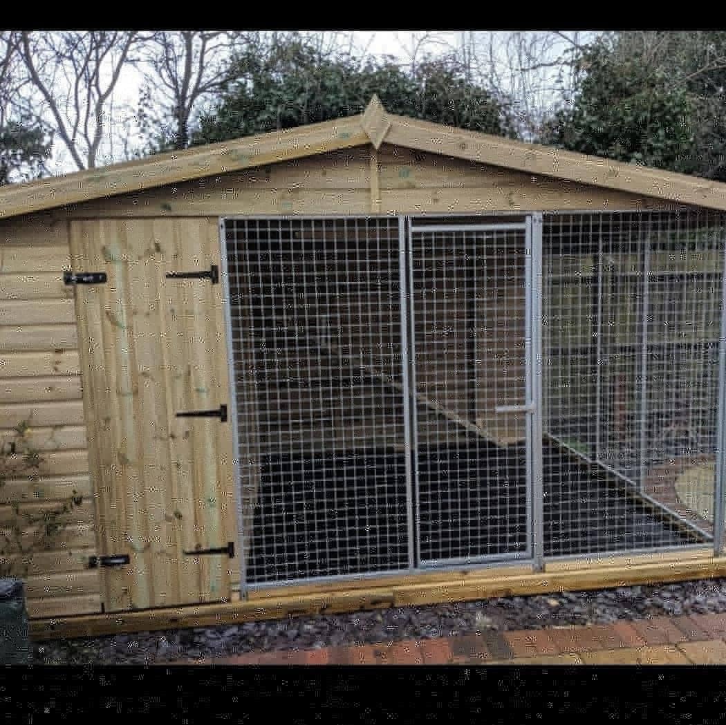 10 X 6.5 ft Single Cattery | Installation Included
