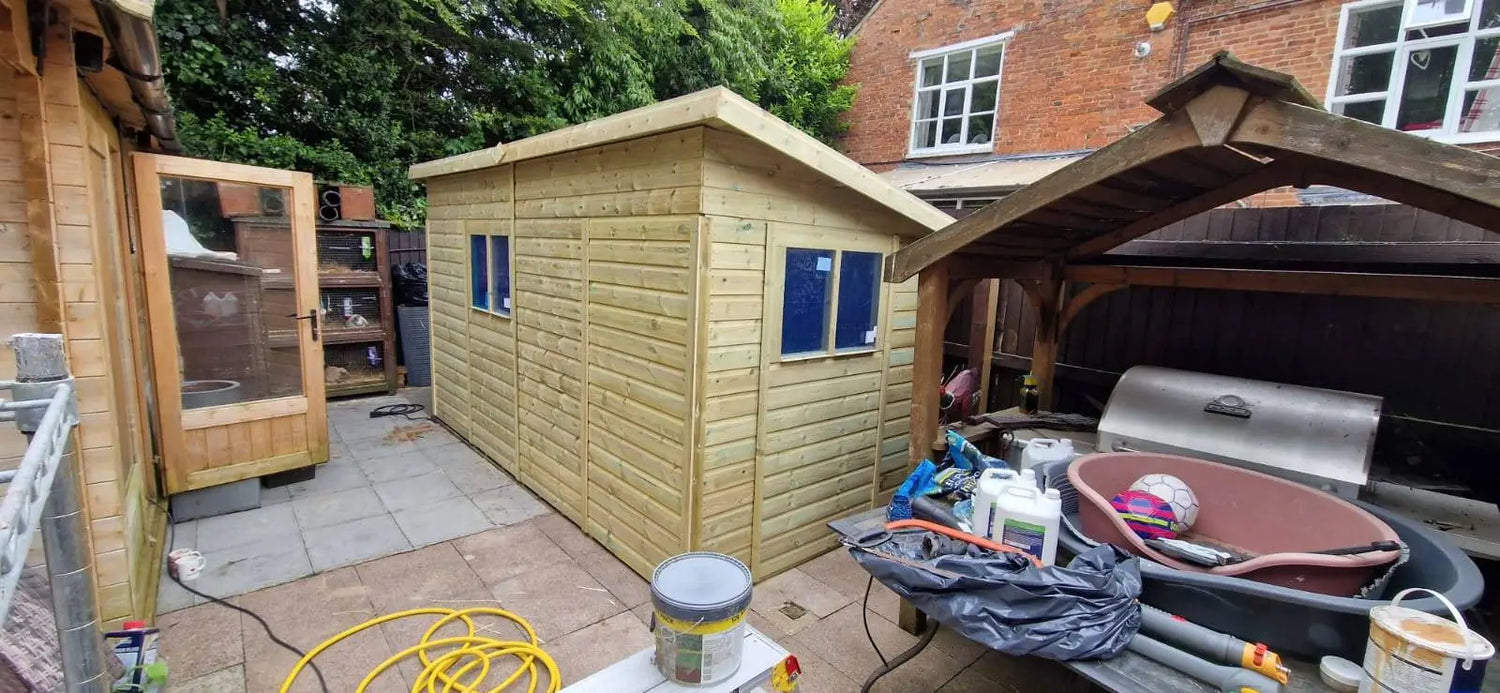 14 x 6ft Pent Shed