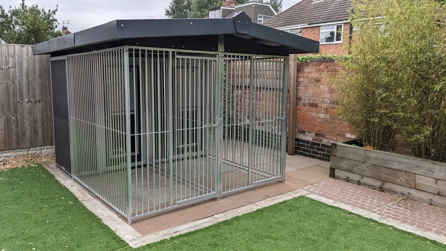 6.5 X 12 ft Duo Eco Thermal Plastic Dog Kennel