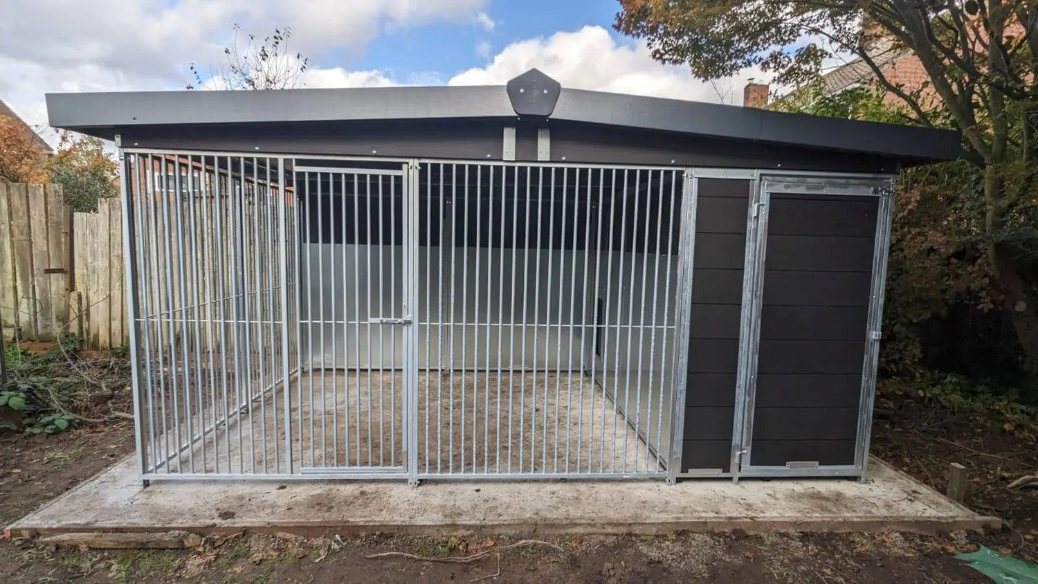 14 X 6.5 ft Single Eco Thermal Plastic Dog Kennel