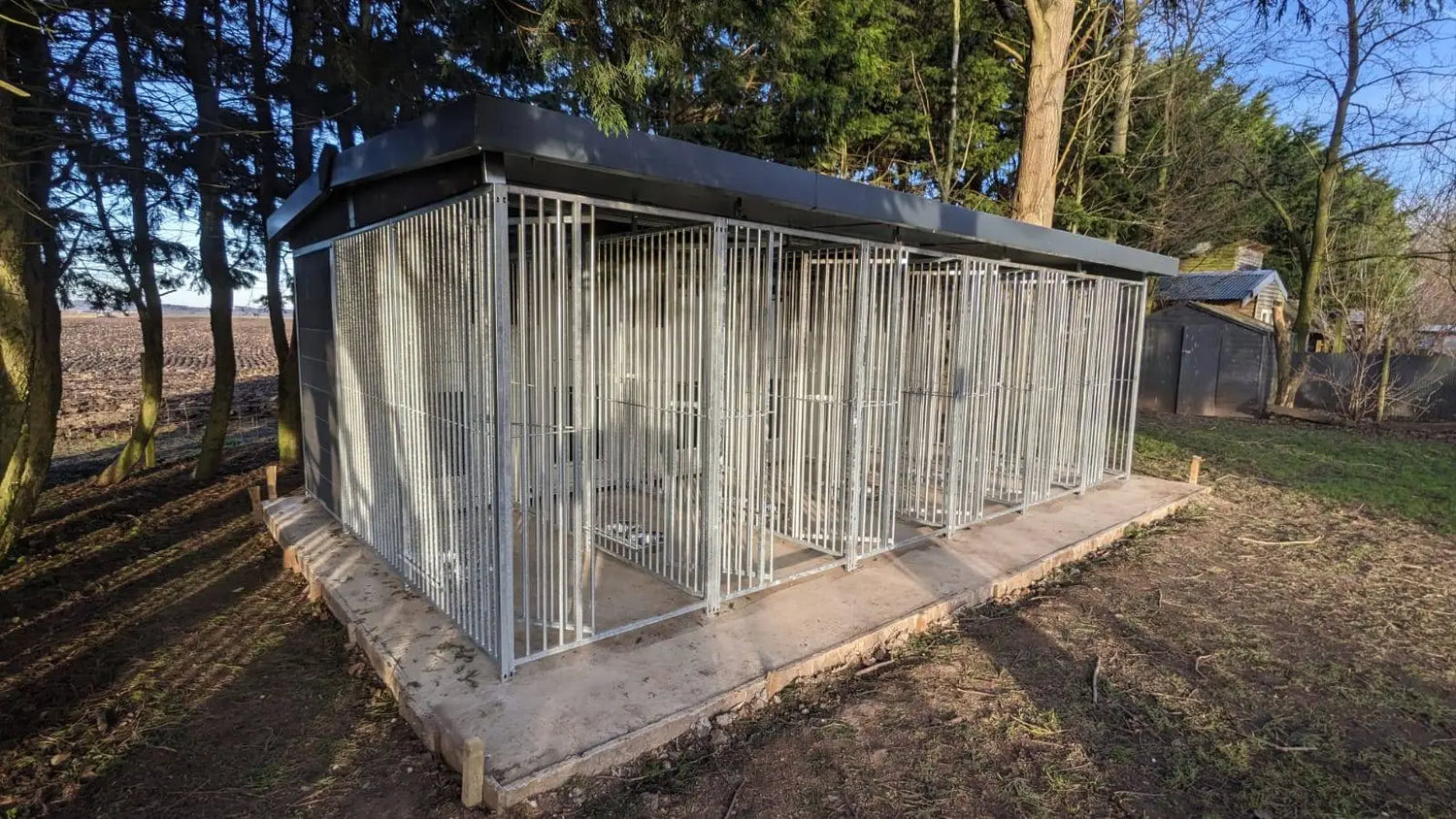 30 X 10 ft Six Bay Eco Thermal Plastic Dog Kennel