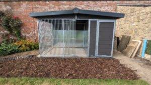 outdoor dog kennel 